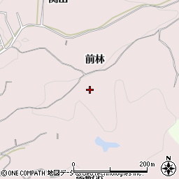 福島県いわき市小川町関場前林周辺の地図