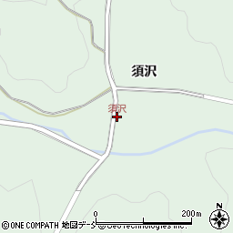 須沢周辺の地図