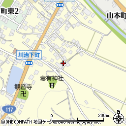 新潟県十日町市川治282周辺の地図