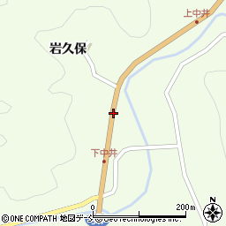 福島県石川郡古殿町山上落合周辺の地図