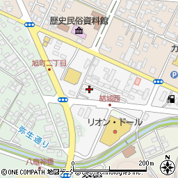 福島県白河市結城周辺の地図