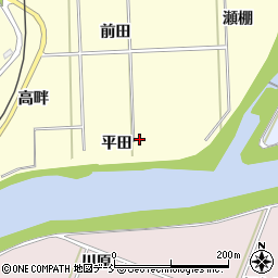 福島県いわき市小川町西小川平田周辺の地図