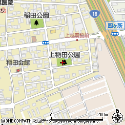 上稲田公園周辺の地図