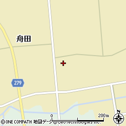 福島県白河市舟田前原周辺の地図