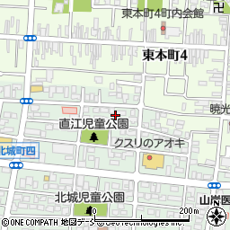 新潟県上越市北城町4丁目周辺の地図