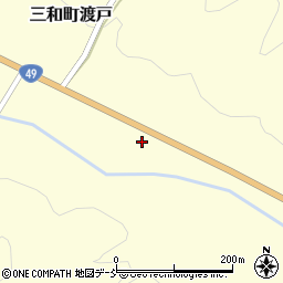 福島県いわき市三和町渡戸宿周辺の地図