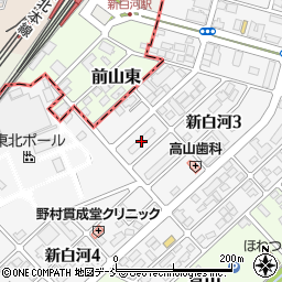 全労済福島推進本部白河支所周辺の地図