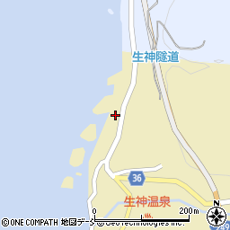 石川県羽咋郡志賀町富来生神ヘ周辺の地図