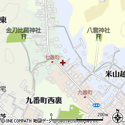 福島県白河市九番町41周辺の地図