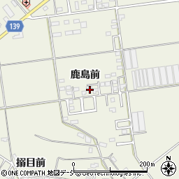 福島県白河市大鹿島前周辺の地図