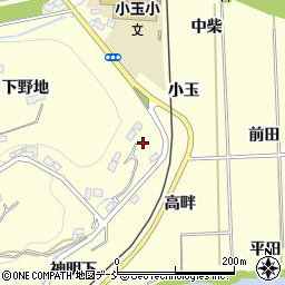 福島県いわき市小川町西小川下野地65-1周辺の地図