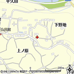 福島県いわき市小川町西小川下野地48周辺の地図