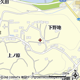 福島県いわき市小川町西小川下野地46周辺の地図