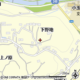 福島県いわき市小川町西小川下野地45周辺の地図