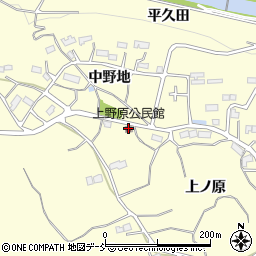 上野原公民館周辺の地図