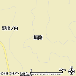 福島県石川郡石川町坂路周辺の地図