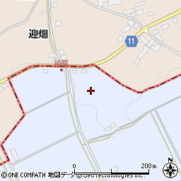 福島県白河市東上野出島柏原周辺の地図