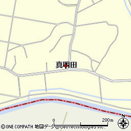福島県石川町（石川郡）沢井（真明田）周辺の地図