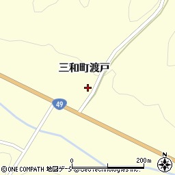 福島県いわき市三和町渡戸周辺の地図
