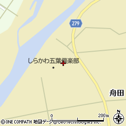 福島県白河市舟田薬師下周辺の地図