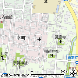 新潟県上越市幸町周辺の地図