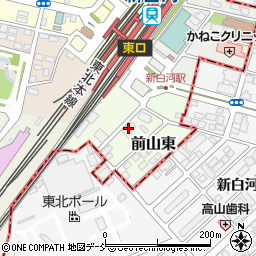 トヨタレンタリース新福島新白河駅新幹線口店周辺の地図