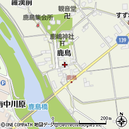 福島県白河市大鹿島14-2周辺の地図