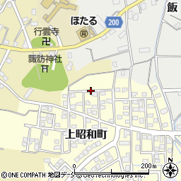 新潟県上越市上昭和町周辺の地図