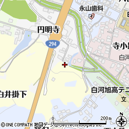 福島県白河市白井掛下39周辺の地図