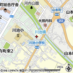 川治長津アパート周辺の地図