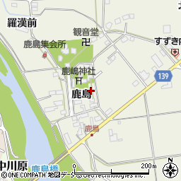 福島県白河市大鹿島9-2周辺の地図