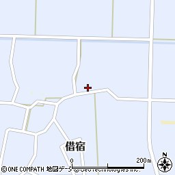 福島県白河市借宿梅田周辺の地図