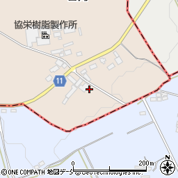 福島県中島村（西白河郡）吉岡（上平）周辺の地図