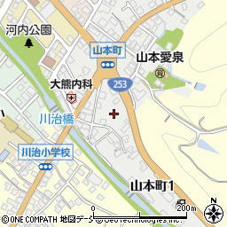 新潟県十日町市山本町1丁目周辺の地図
