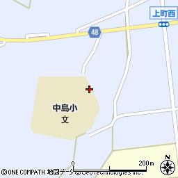 石川県七尾市中島町上町チ周辺の地図