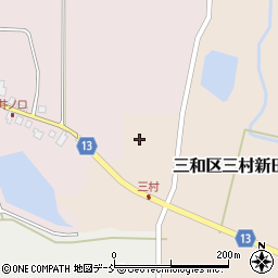 新潟県上越市三和区三村新田周辺の地図