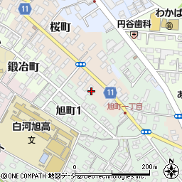福島県白河市桜町101周辺の地図