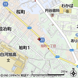 福島県白河市桜町91周辺の地図