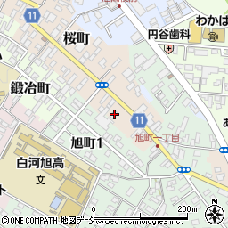 福島県白河市桜町103周辺の地図