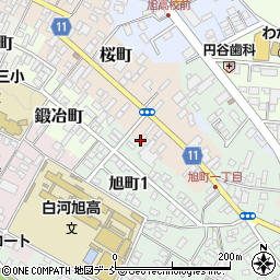 福島県白河市桜町114周辺の地図