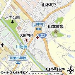 新潟県十日町市山本町1丁目155周辺の地図