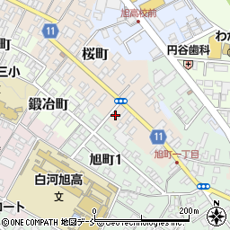 福島県白河市桜町117周辺の地図