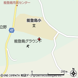 石川県七尾市能登島向田町馬附谷内周辺の地図