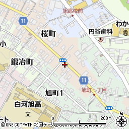 福島県白河市桜町115周辺の地図