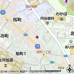 福島県白河市桜町74周辺の地図