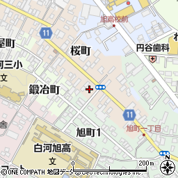 福島県白河市桜町127周辺の地図