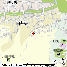 福島県白河市白井掛下22-45周辺の地図