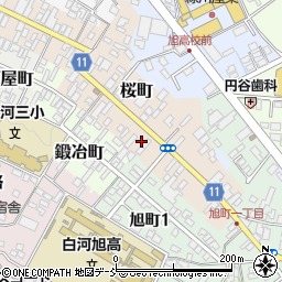 福島県白河市桜町133周辺の地図