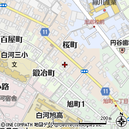 福島県白河市桜町137周辺の地図