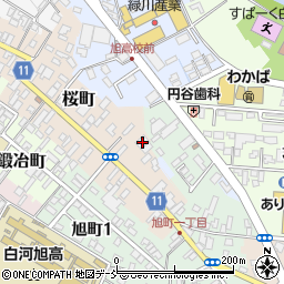 福島県白河市桜町69周辺の地図